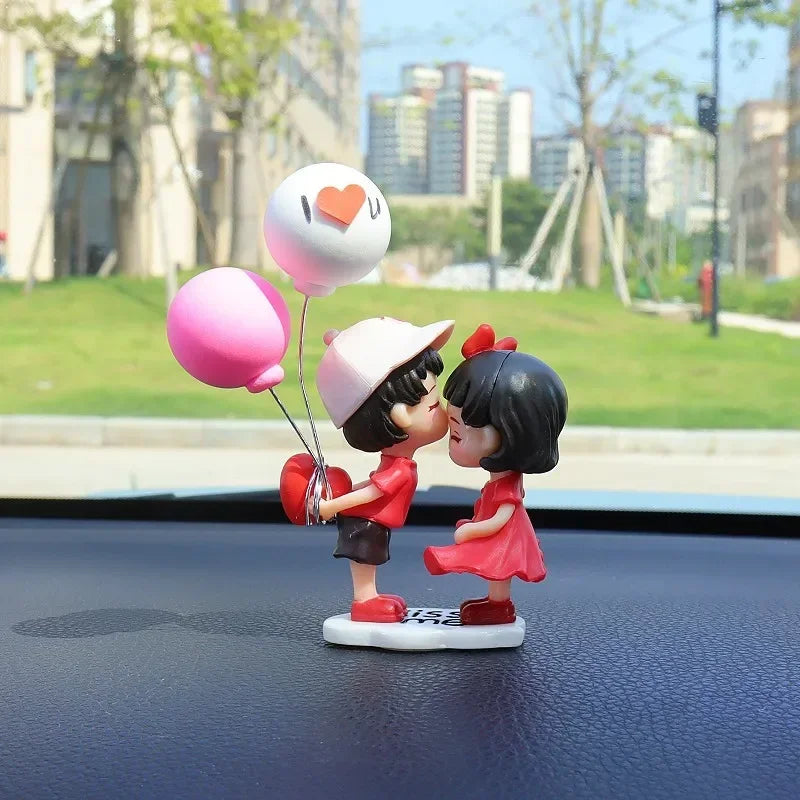 Sweet Couple Dashboard Figurine