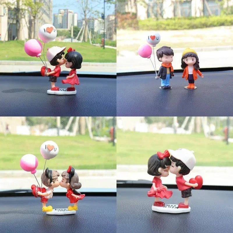 Sweet Couple Dashboard Figurine
