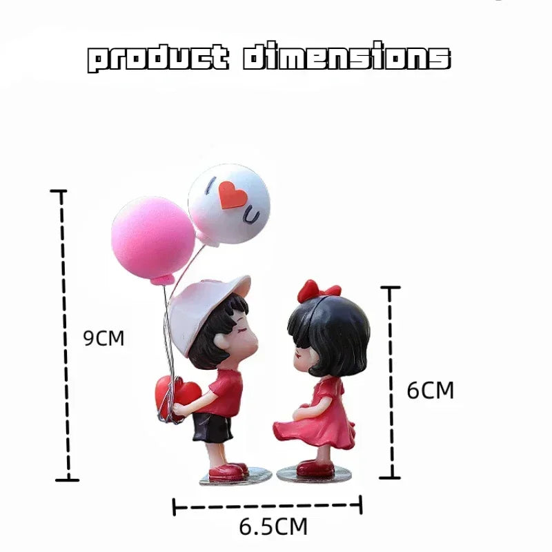 Sweet Couple Dashboard Figurine